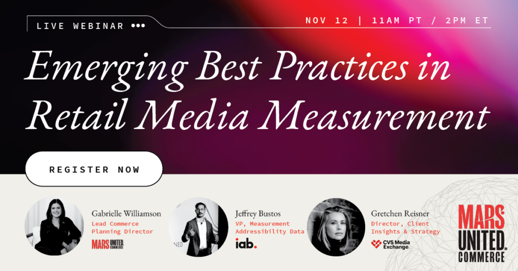 Retail Media Measurement Webinar