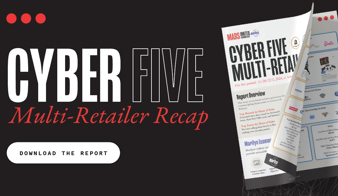 Cyber 5 Brand Performance Trends at Walmart and Amazon